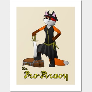 Fox Pirate Posters and Art